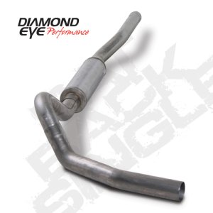 Chevrolet 3500 Performance Exhaust - Diamond Eye Performance - Cat Back Single SS - `06-`07